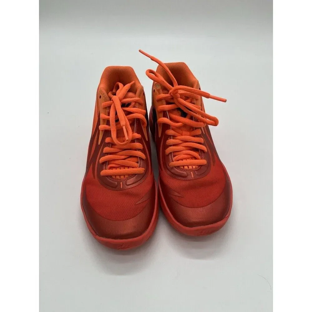 Size 6  - PUMA MB.02 LaMelo Ball - Fiery Coral - Ultra Orange 377403-01